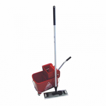 MicroSpeedy Microfibre Flat Mopping System - Red