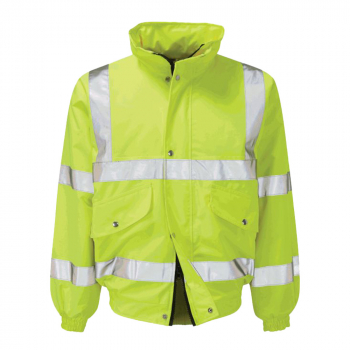 Small High Visibility Yellow Bomber Jacket - Each