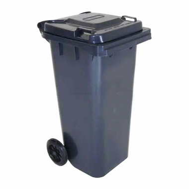 Grey Two Wheel Wheelie Bin - 120ltr - Each