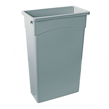 Grey Wallhugger Tall Boy Waste Bin (90ltr) - Each