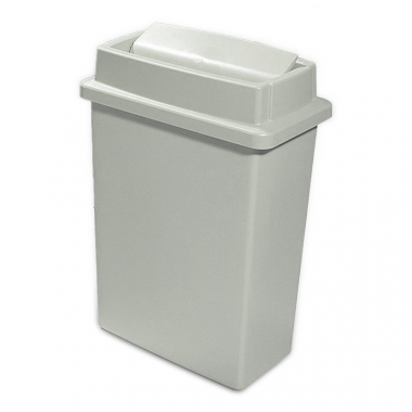 Grey Wallhugger Drop Shot Litter Bin (90ltr) - Each