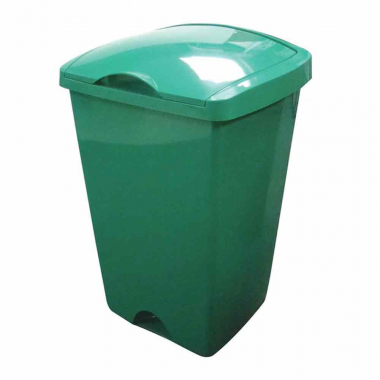 Green Addis 50ltr Lift Top Lid Bin - Each