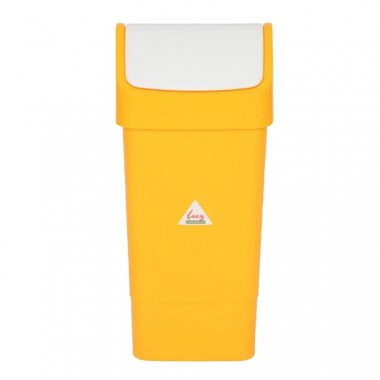 Lucy Yellow Colour Coded Swing Top Bin (50ltr) - Each