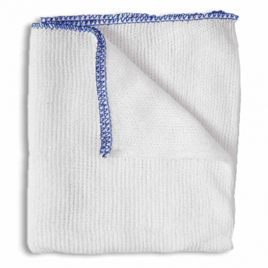 Blue Trim Bleached Dishcloth (18"x10") - Pack of 20