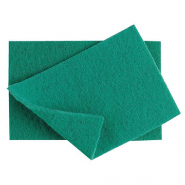 Heavy Duty Green Scouring Hand Pads - Case of 50