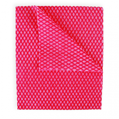 Red Lightweight Jay Cleaning Cloth - (2 x Case of 50)