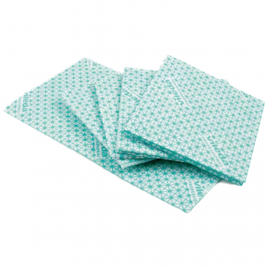 Green Vileda Professional Medium Weight Cloths - Pack of 10
