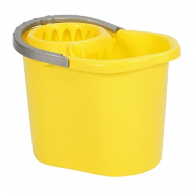Vikan Yellow Mop Bucket and Wringer 12ltr - Each