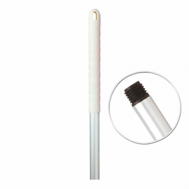 White Aluminium System Mop Handle (1200mm / 48")