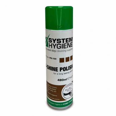 System Hygiene Hi-Shine Aerosol Furniture Polish - 480ml