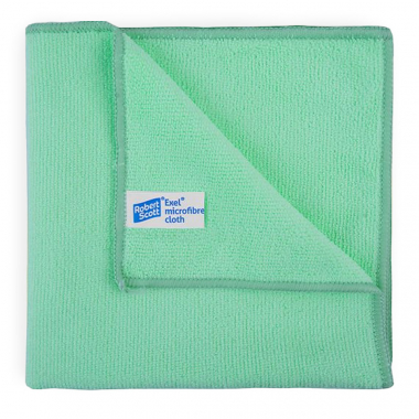 Green Exel 40x40 Microfibre Cloth - Each