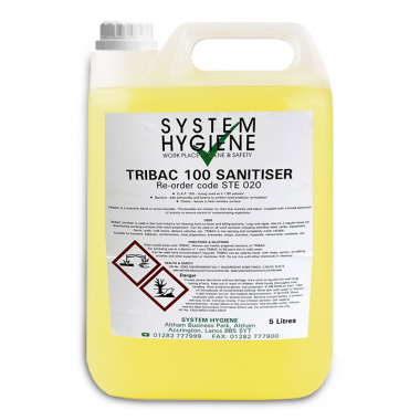 System Hygiene Tribac 100 Hard Surface Sanitiser - 5ltr