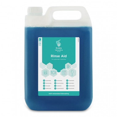 Evans Vanodine Auto Dosing Rinse Aid - 5ltr