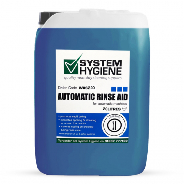 System Hygiene Automatic Rinse Aid - 20ltr
