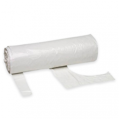 White Disposable Polythene Aprons on a Roll - Pack of 200